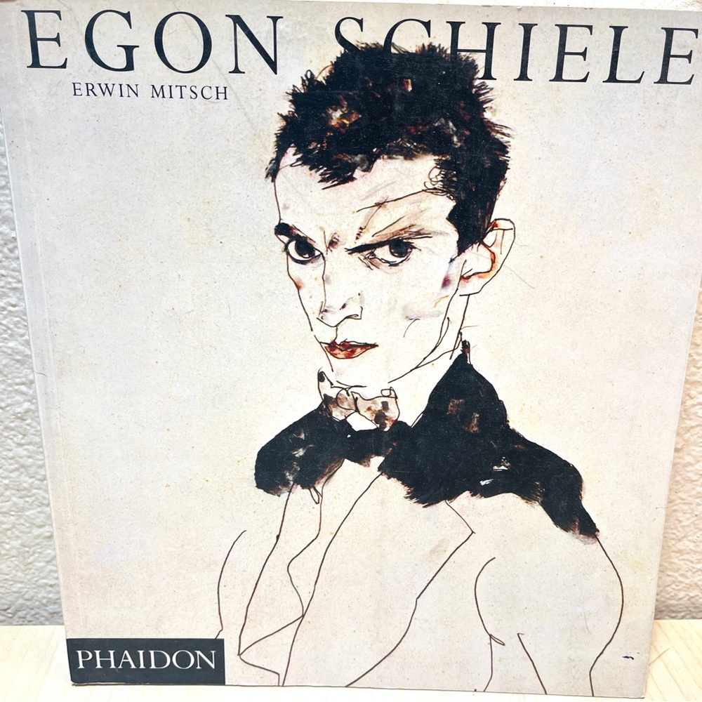 Phaidon Egon Schiele Coffee Table Book - Black and White